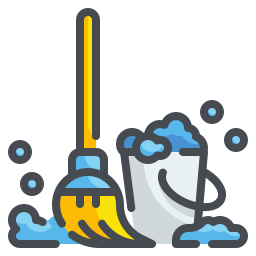 sweeping cleaning icon